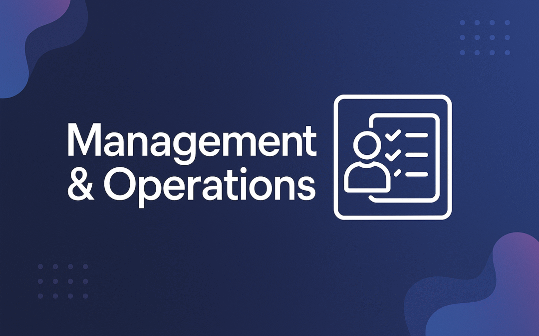 Management & Operations